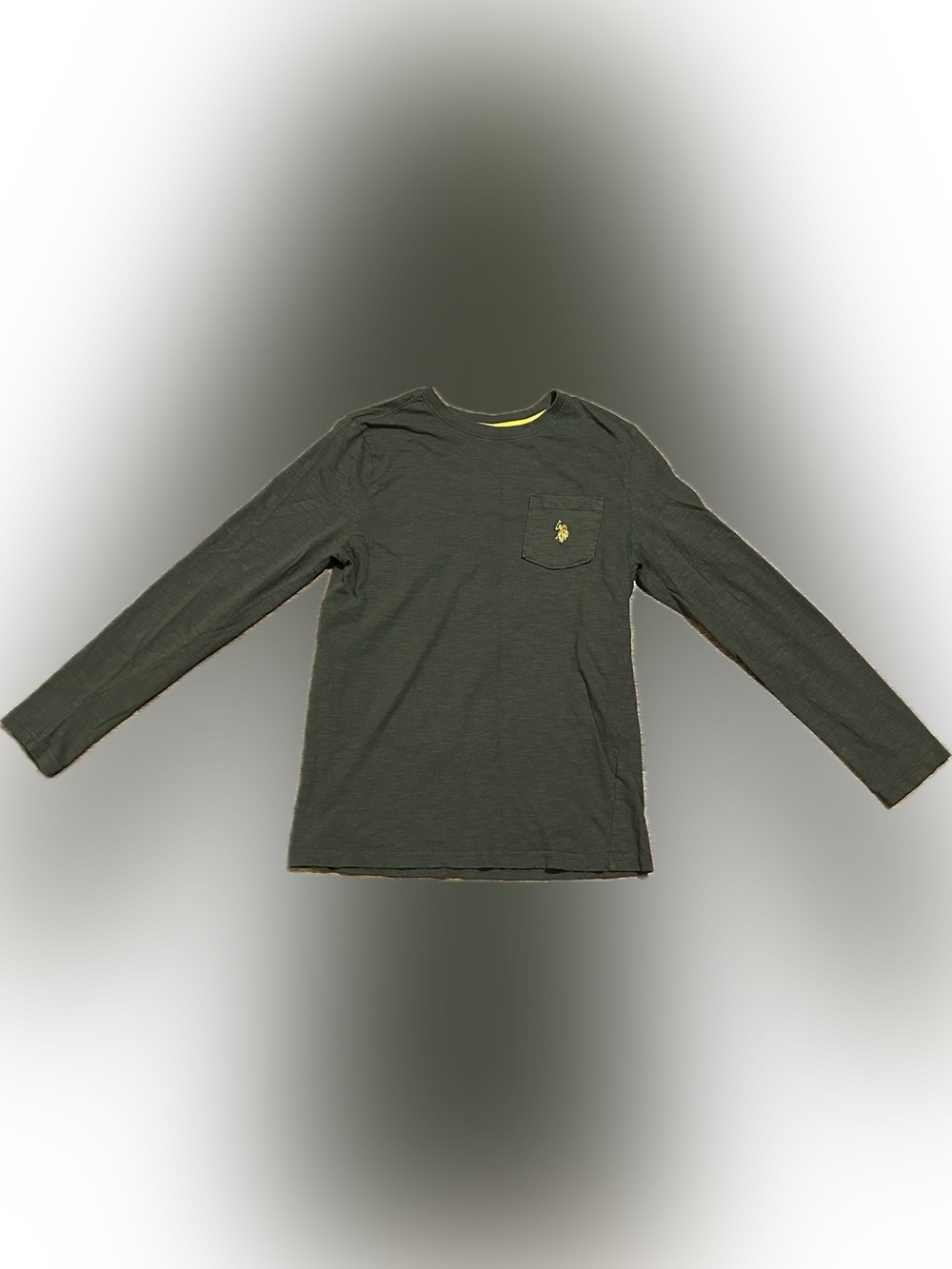 Boys XL (14-16) U.S. Polo Assn. Olive Green Long Sleeve